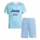 Juventus Pierre Kalulu #15 Replike Gostujuci Dres za djecu 2025-26 Kratak Rukav (+ Kratke hlače)